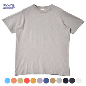 《今だけ！全品ポイントアップ中》ベルバシーン 半袖Tシャツ メンズ VELVA SHEEN 1パック ロールド S/S Tシャツ トップス インナー ウエア 無地 半袖 クルーネック ブランド おしゃれ カジュアル ストリート ギフト プレゼント シンプル グレー ネイビー 紺 レッド 赤