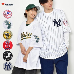 《限定クーポン配布》ファナティクス ユニフォーム メンズ レディース FANATICS 別注 MLB ベースボールシャツ ウエア トップス ベースボールジャージ MLB NY NYY OAK A’s SD メジャーリーグ ブラン
