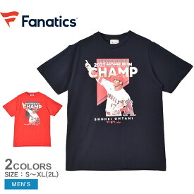 《20日限定！複数買いでポイント最大20倍》【ゆうパケット配送】 ファナティクス 半袖Tシャツ メンズ FANATICS Shohei Ohtani LA Angels 2023 Home Run Champ Tee ウエア トップス 半袖 Tシャツ MLB メジャーリーグ メジャー ブランド スポーティ プリント 人気 野球 ファン