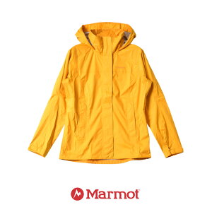 マーモット アウトドアジャケット レディース MARMOT PRECIP ECO JACKET アウター ライトブルゾン アウトドア レジャー シンプル カジュアル スポーティ 登山 トレッキング ロゴ フード 長袖 防水
