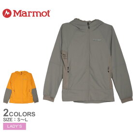 《今だけ！全品ポイントアップ中》マーモット アウトドアジャケット レディース MARMOT ノーバス LT ハイブリッド フーディ アウター ウェア ウエア フード付き シンプル カジュアル 上着 羽織 防寒 暖かい キャンプ アウトドア レジャー 通勤 通学 カーキ オレンジ M12396