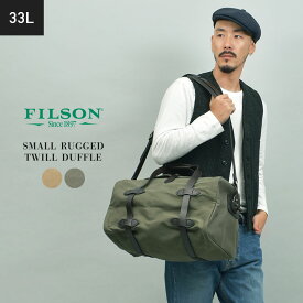 《今だけ！全品ポイントアップ中》フィルソン ダッフルバッグ メンズ レディース FILSON スモール ラギットツィル ダッフルバッグ ブランド カジュアル おしゃれ 茶 ユニセックス シンプル 旅行 鞄 バッグ かばん 撥水 耐摩耗 ショルダー 斜めがけ（ ファスナー付き）