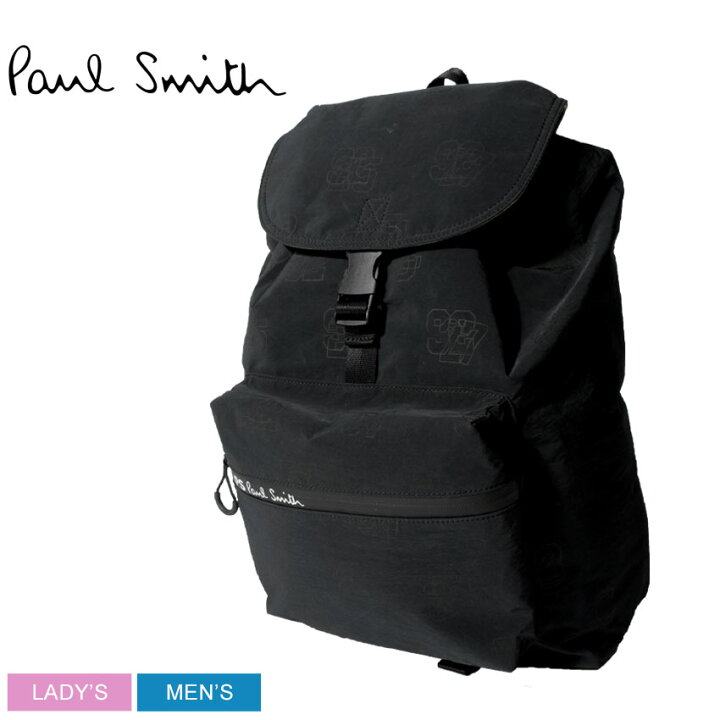 楽天市場 限定クーポン配布 ポールスミス リュック メンズ レディース Paul Smith バックパック Bag Backpack Varsity バッグ リュックサック レザー 収納 ブランド おしゃれ シンプル 贈り物 プレゼント ギフト 通勤 通学 ブラック 黒 M2a 6685 Fvarsi かっこいい 大人
