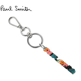 《限定クーポン配布》【ゆうパケット配送】 ポールスミス キーホルダー PAUL SMITH キーリング ロゴ 雑貨 プレゼント ギフト 贈り物 鍵 カギ アクセサリー 人気 マルチカラー シルバー メンズ レディース M1AKEYR GNLOGO KEYRING LOGO