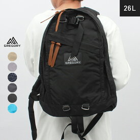 グレゴリー リュック 26L デイパック 黒 ブラック 定番 シンプル メンズ レディース GREGORY バックパック 鞄 リュックサック アウトドア 旅行 タウンユース デイリーユース カジュアル 通学 通勤 バッグ ナイロン ブランド 65169