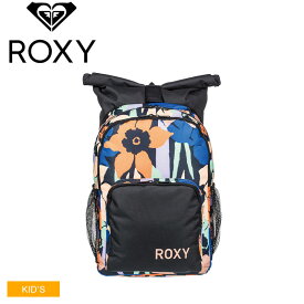 《今だけ！店内全品ポイントUP》キッズ リュック 14L ロキシー ジュニア 子供 ROXY OFF GRID 鞄 バッグ リュックサック バックパック かばん アウトドア 旅行 シンプル 通学 ブランド 花柄 かわいい 小学生 中学生 女の子 修学旅行 林間学校