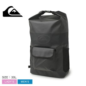 《今だけ！全品ポイントアップ中》クイックシルバー サーフバッグ 30L メンズ レディース QUIKSILVER W DEFENSER WP BAG M リュック リュックサック デイパック ロールトップ 16インチ A3 ノートパソコン PC パソコン 防汚 耐水 鞄 バッグ