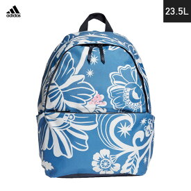 《今だけ！全品ポイントアップ中》アディダス バックパック 23.5L レディース ADIDAS ADIDAS×FARM バックパック カバン かばん 鞄 リュック リュックサック デイパック ブランド スポーツ シンプル ロゴ プリント トレーニング ジム 運動 部活 人気 総柄 花柄