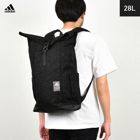 《20日限定！エントリー＆複数買いで最大P20倍》アディダス バックパック 28L メンズ レディース ADIDAS MH シーズナルバックパック カバン かばん 鞄 リュック リュックサック デイパック ロールトップ ブランド スポーティ スポーツ シンプル ロゴ 普段使い デイリーユース