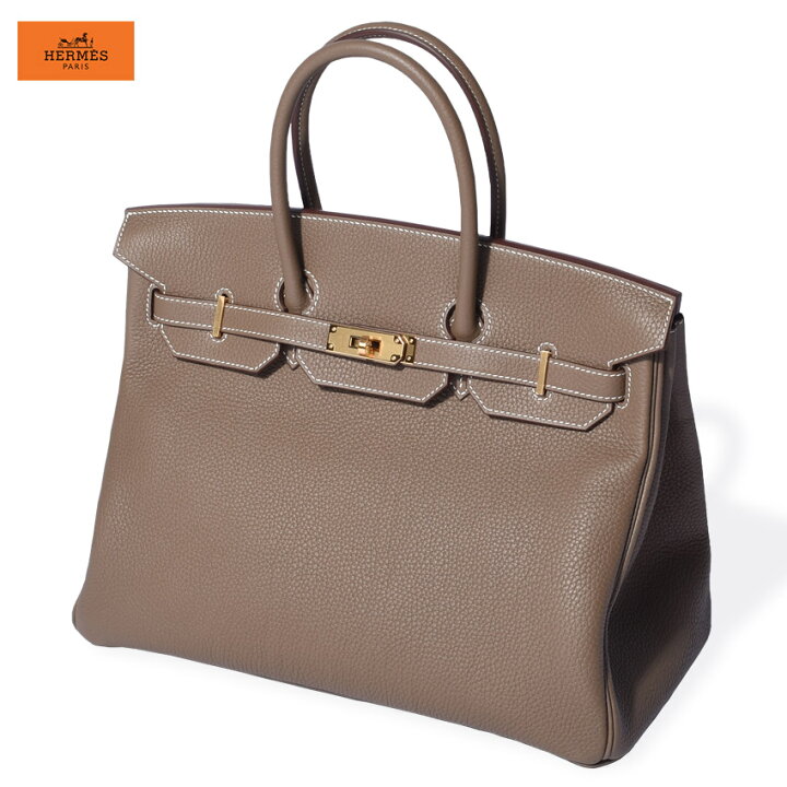 楽天市場 クーポンで5 000円off エルメス 新品 バーキン 35 Hermes 人気モデル ハンドバッグ 限定1個入荷 レディース メンズ 未使用 鞄 トートバッグ レザー 牛革 本革 エトープ トリヨンクレマンス ベージュ ブラウン グレー グレージュ 100c Sac En Birkin 35