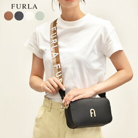 フルラ ショルダーバッグ レディース FURLA プリムラ ミニ クロスボディ おしゃれ かわいい きれいめ キレイめ シンプル ブランド コンパクト ギフト プレゼント 本革 レザー 鞄 かばん グリーン 緑 ホワイト 白 ブラック 黒 大人 上品