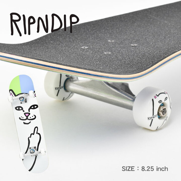 楽天市場】《限定クーポン配布》RIPNDIP スケートボード リップン  