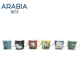 《スーパーSALEで使える限定クーポン配布》アラビア ミニマグ ARABIA ムーミン ミニマグ6ピースセット クラシック ムーミン スナフキン ミイ キャラクター 陶磁器 コレクション マグ ミニ 小さい かわいい ミルクジャグ メープルシロップ 一人用 キッチン 食洗機対応 食器