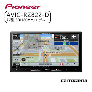 carrozzeria 7V^HD/TV/DVD/CD/Bluetooth/USB/SD CA/AAΉ J[ir ir  n}  ԍ Pioneer pCIjA AVIC-RZ822-D yszysz