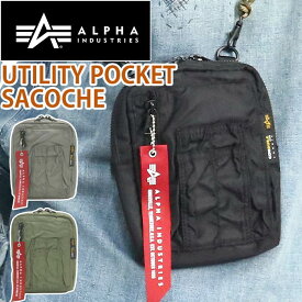 ショルダーバッグ メンズ ALPHA INDUSTRIES アルファ インダストリーズ 斜め掛けバッグ ミニショルダー ショルダー ポーチ バッグ かばん 丈夫 おしゃれ 男性 男の子 旅行 シンプル ブランド ミリタリー アーミー ユーティリティー サコッシュ TZ1068 66004