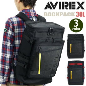 アビレックス イーグル リュック AVIREX EAGLE リュックサック バックパック デイパック トップオープン トップオープンリュック バッグ カバン スクエアバッグ スクエアリュック 四角 スクエア メンズ レディース 男女兼用 通勤 通学 中学生 高校生 大学生 B4 AVX598