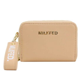 ミルクフェド 財布 MILK FED. レディース SOLID COLOR MULTI CASE 小銭入れ コインケース お財布 サイフ マルチケース ウォレット ミニウォレット サブ財布 かわいい 女性 中学生 高校生 大学生 おしゃれ シンプル ブラック 103224054015 【CPT】