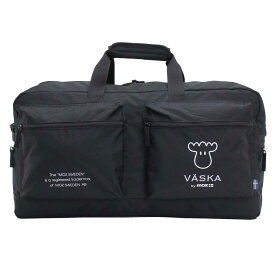 ボストンバッグ ヴェスカ バイ モズ VASKA by moz 大容量 50L 2WAY ショルダーバッグ 2P トラベルボストン バッグ かばん 通学 通勤 大人 学生 高校生 大学生 通学用 通勤用 旅行 長期休暇 修学旅行 林間 アウトドア ブラック おしゃれ 人気 VM-50031