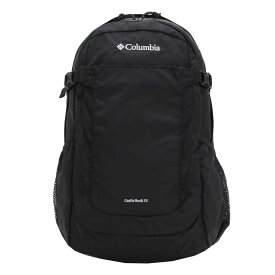 Columbia コロンビア Castle Rock 25L Backpack II リュック 2024 春夏 新作 正規品 メンズ リュックサック バックパック デイパック バッグ カバン 通勤 通学 旅行 部活 高校生 大学生 学生 アウトドア 男性 シンプル 黒リュック ブラック 黒 撥水 A4 25L PU8662