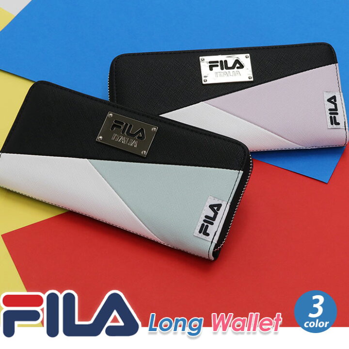 Fila フィラ アレンジ ロゴ ラウンド 長財布 合皮 ストラップ付き かわいい おしゃれ メール便可 Sa Wallet 0281 雑貨のお店 Happy Bird 通販 フィラ 長財布 Wp Lucvandevelde Info