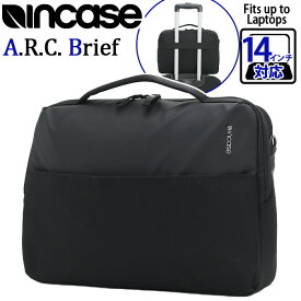 Incase インケース A.R.C. Brief ビジネスバッグ 正規品 メンズ ブリーフケース ビジネス ビジネストート ビジネスショルダー 2way ショルダーバッグ 肩掛け A4 キャリーオン かばん バッグ 通勤 通勤用 仕事用 出張 黒 社会人 撥水 137222053006