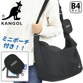 カンゴール ショルダーバッグ KANGOL ビッグSD 大きいバッグ かばん A4 B4 刺繍 メンズ レディース 男性 女性 ユニセックス 通学 通勤 おしゃれ 人気 LOOP 250-3095