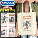 【ノベルティ付き】 アウトドアプロダクツ OUTDOOR PRODUCTS 僕のヒーローアカデミア コラボ 2025年 秋冬 新作 トートバッグ キャンバス メンズ 週刊少年ジャンプ 緑谷出久 爆豪勝己 オールマイト 轟焦凍 エンデヴァー 相澤消太 死柄木弔 荼毘 トガヒミコ ODHA20