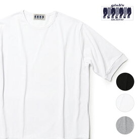ジャブスアルキヴィオ Tシャツ クルーネック 半袖 フライスコットン giab's ARCHIVIO GRT/S (アンティチポ アンティーチポ ANTICIPO NEBBIOLO) イタリア製 メンズ 【返品不可】