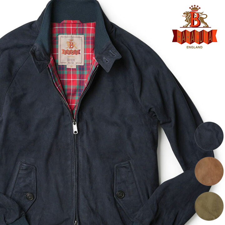 楽天市場】バラクータ G9 ブルゾン スエード ダークネイビー ゴート  