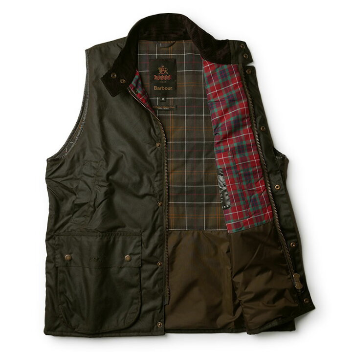 楽天市場】バブアー バラクータ ベスト ジレ ワックス Wax Gilet 