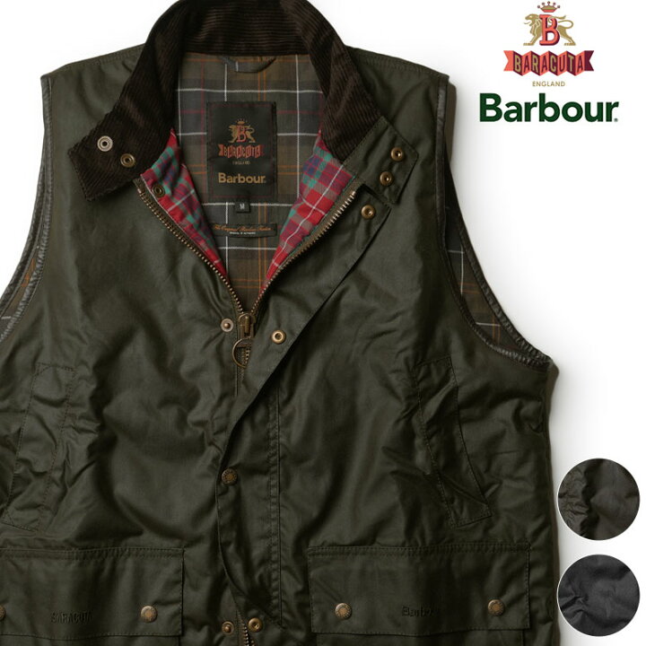 楽天市場】バブアー バラクータ ベスト ジレ ワックス Wax Gilet 