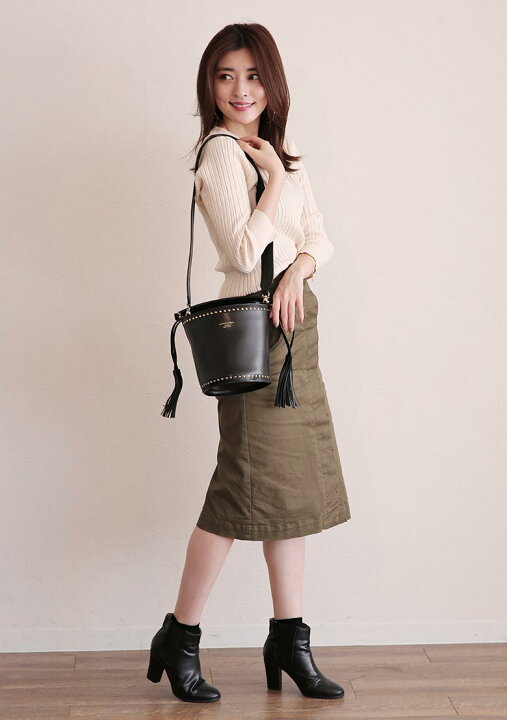 楽天市場】【10%OFF】CHRISTIAN VILLA バケツバッグ スタッズ 