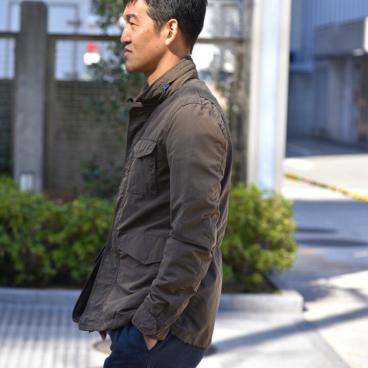 楽天市場】ヘルノ フィールドジャケット ブルゾン M-65 スタンドカラー  