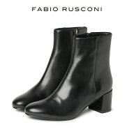 ファビオルスコーニ ブーツ ショートブーツ イタリア製 FABIO RUSCONI NELA455 ファビオ ルスコーニ チャ…