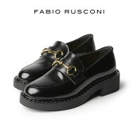 ファビオルスコーニ ローファー ビットローファー ラバーソール 厚底 FABIO RUSCONI AR6471 グロスレザー…