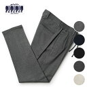 【再入荷】【裾直し100円】ジャブスアルキヴィオ マサッチョ 2025AW 秋冬 パンツ ワンプリーツ ジャージー MASACCIO R1 永久クリース A5666 giab's ARCHIVIO giabsarchivio イタリア製 メンズ【レビュー】