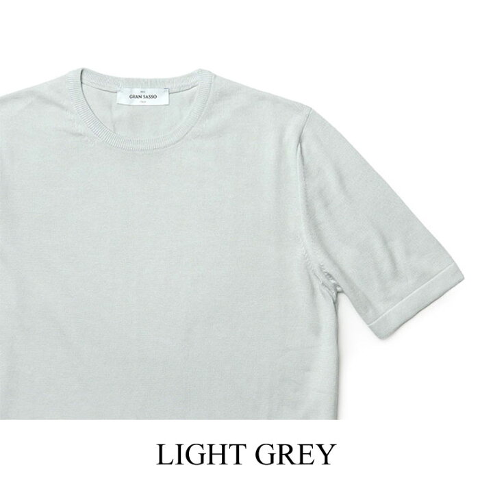 楽天市場】グランサッソ ニット Tシャツ 半袖 GRAN SASSO コットン 