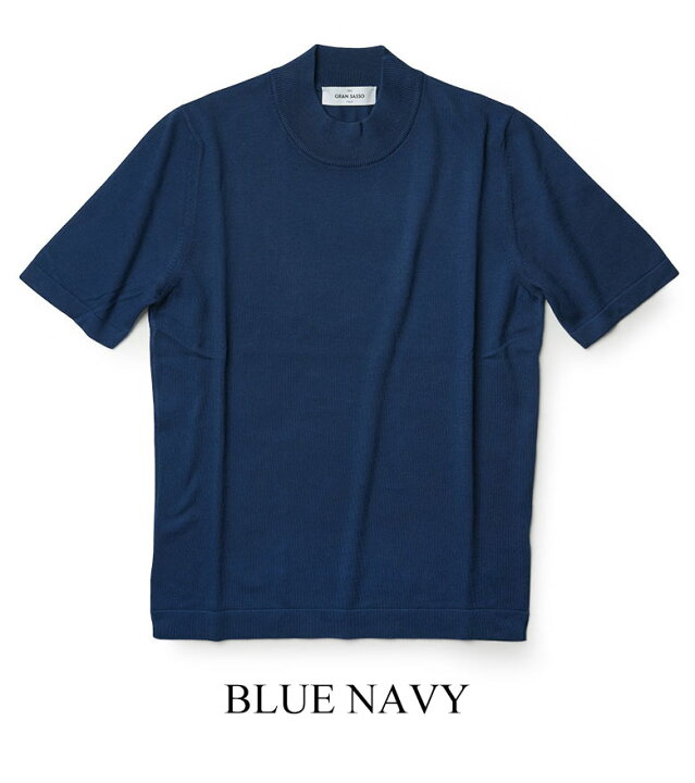 楽天市場】【30%OFF】グランサッソ ニット Tシャツ モックネック 半袖  