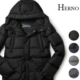 ヘルノ ダウンジャケット メンズ ダウンパーカー ダウンフーディー フーデッド HERNO PI001140U 12004Z ダウン アウター コート ブランド 売れ筋 アイテム【返品不可】