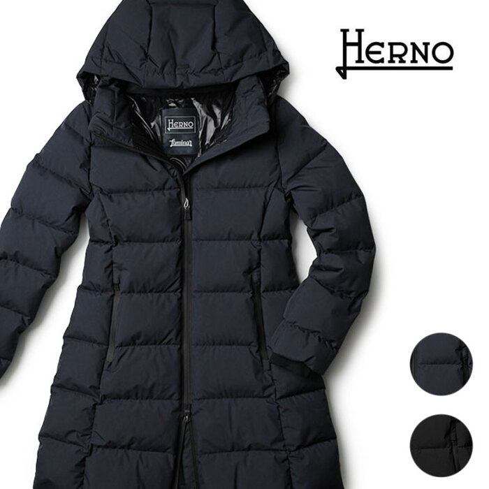 ヘルノ ダウン レディース ガールズ ダウンコート フード付き HERNO PI000142G 11106 アウター コート ダウンジャケット ...