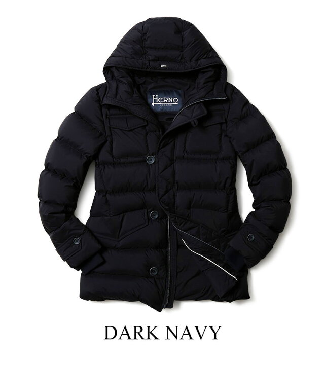 楽天市場】ヘルノ ダウン メンズ ダウンジャケット ミドル丈 軽量 N-3B  