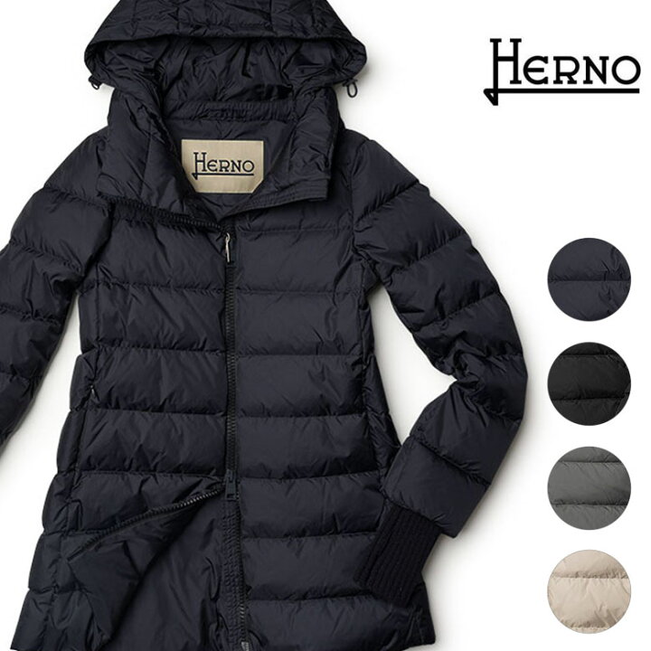 楽天市場】ヘルノ ダウン レディース ダウンコート フード付き ハンド  