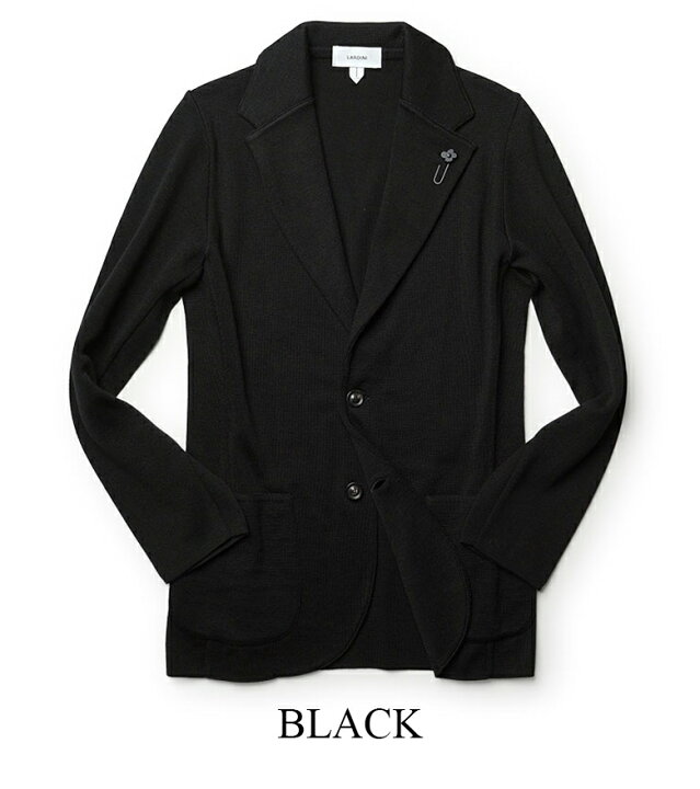 楽天市場】ラルディーニ ニットジャケット ウール シングル 秋冬  