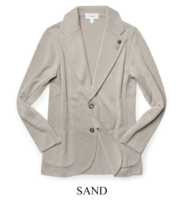 楽天市場】ラルディーニ ニットジャケット ウール シングル 秋冬  