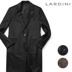 ラルディーニ コート チェスターコート カシミヤ 秋冬 メルトン シングル ブートニエール SPECIAL L カシミア LARDINI イタリア製 メンズ 定番 IT23032E【送料無料】