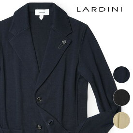 ラルディーニ ニットジャケット シングル ジャケット 12ゲージ コットン サマーニット カーディガン LARDINI イタリア製 メンズ 【レビュー】