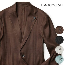 ラルディーニ ジャケット 2024SS リネン レーヨン ツイル LARDINI JZIZUMO イタリア製 メンズ【送料無料】【レビュー】