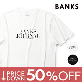 【4980円→2490円】バンクス Tシャツ オーガニックコットン100% ロゴT BANKS メンズ【レビュー】【返品不可】