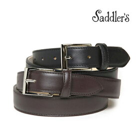 サドラーズ ベルト 3cm 牛革 フォーマル シンプル スクエアバックル SG01 Saddler's　メンズ 【レビュー】