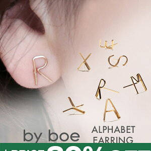 BY BOE oC{[ AjJClY ANNIKA INEZ CjV sAX CO S[h Ў At@xbg ALFABET EARRINGS fB[X AJ USA yԕiEsz